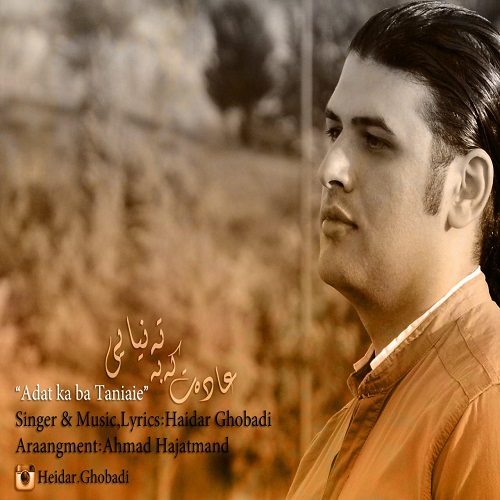 حیدر قبادی عاده‌ت که به ته‌نیایی